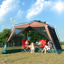 Палатка уличная автоматическая от солнца, антимоскитная, беседка, Пляжная палатка для защиты от солнца, дождя, барбекю, кемпинга 2024 - купить недорого