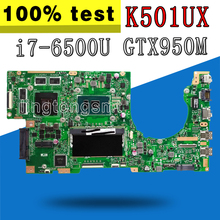 K501ux placa-mãe do portátil For Asus k501ux k501ub k501u k501 teste mainboard original  4g ram I7-6500U gtx950m edp 2024 - compre barato