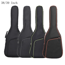 38/39 Inch Oxford Fabric Guitar Case Colorful Edge Gig Bag Double Straps Padded 10mm Cotton Soft Waterproof Backpacks 2024 - buy cheap