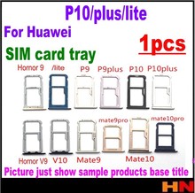 1pcs For Huawei P10 plus lite SIM Card Tray Holder Slot Socket Replacement Parts  holder 2024 - buy cheap