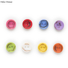 30/50pcs Multi-color Optional 2 Hole Retro Pattern Resin Buttons Home Clothing Scrapbooking Decor Card Making Sewing DIY 13mm 2024 - buy cheap