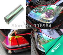 100CM*30CM Shiny Chameleon Auto Car Light Headlight Taillight Vinyl Film Sticker Car Light Change Color Tint Film Sticker 2024 - buy cheap