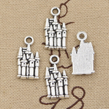 20pcs Charms Castle Chapel Cathedral 19x10mm Antique Bronze Silver Color Pendants DIY Making Finding Handmade Tibetan Jewelry 2024 - buy cheap