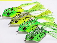 Whole Sale 200pcs/lot 6.5CM 13G Soft Plastic Fishing Lures New Frog lure Artificial Fish Tackle with retail package 2024 - buy cheap