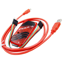 Simulador PICKIT2 PIC Kit2, 5 Juegos, programador Emluator de Color rojo con cable USB, cable Dupond 2024 - compra barato