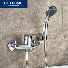 LEDEME Bathroom Bathtub Faucets Bath Shower Faucet Mixer Tap With Hand Shower Head Shower Cold Hot Bathtub Faucet 1 Set L2004 2024 - buy cheap