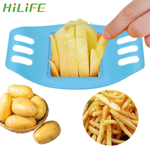 Hilife cortador de batata frita, picador de batata vegetal, ferramenta de cozinha, cortador de batata 2024 - compre barato