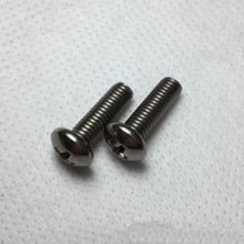 4pcs M1.6 A2 titanium screw Pan head cross GB818 machine pure titaniums GR2 Round heads Phillips 2mm-12mm Length 2024 - buy cheap