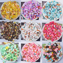 10PCS DIY Slimes Charms With Candy Sugar Chocolate Cake Resin Flatback of Slimes Beads for Ornament Scrapbook Crafts Toy Gift 2024 - buy cheap