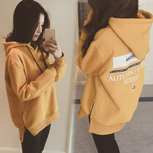 Winter Sweatshirts For Pregnant Women Thick Plus Velvet Tops Maternity Clothes Warm Sweatershirt Loose Pregnancy Oversize Hoodie 2024 - buy cheap