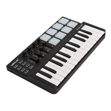 World de panda-mini teclado usb portátil com 25 teclas, controle midi e bateria 2024 - compre barato