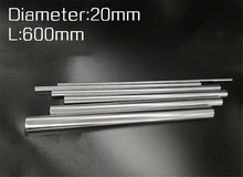 Varilla de endurecimiento de eje redondo lineal, herramienta de 20mm - 600mm de diámetro, cromado, para sistema de deslizamiento lineal, mesa CNC XYZ, 2 uds. 2024 - compra barato