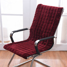 Прямоугольная зимняя подушка для кресла, кресло-качалка, подушка для офисного кресла, интегрированный коврик для сиденья, теплая подушка для сиденья в европейском стиле 2024 - купить недорого