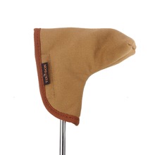 Tourbon-Bolsa de lona Vintage para la cabeza del palo de Golf, bolsa de protección acolchada de forro polar, funda para Putter de Golf 2024 - compra barato