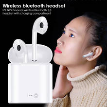 Wireless Headphones i7s tws Bluetooth 5.0 Earphones Binaural Stereo Bluetooth Headset sport Earbuds with Mic for all Smart phone 2024 - buy cheap