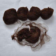 200pcs Invisible Soft High Quality Dark Brown Hairnet for Hair Caring or Styling 2024 - buy cheap