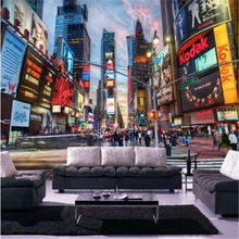 Beibehang-papel tapiz 3d para pared de Nueva York, mural personalizado de KTV, arroz, vino, postre, café, muro temático 2024 - compra barato