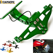 Suporte de placa de moto para kawasaki ninja 1000, 1000r 250, 250r 300, 300r, 400r 650 2024 - compre barato