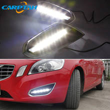 LED Daytime Running Light For Volvo S60 V60 2011 2012 2013 Waterproof 12V Fog Lamp Decoration Bumper Driving Light LED DRL 2024 - buy cheap