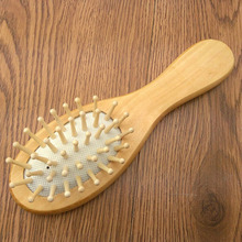 Escova de massagem de madeira e bambu, escova para saída de cabelo, para cuidados com a beleza, spa 669 2024 - compre barato