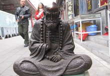 Song voge-estatua de bronce de 12 ", estatua de Buda de Dharma, budismo, folclórico tibetano, DaMo, Dharma, S0074 2024 - compra barato