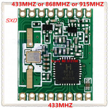 2 шт./лот 433 МГц модуль RFM69HW 20dBm RF модуль приемопередатчика 433/868/915 МГц 2024 - купить недорого