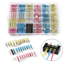 420Pcs Heat Shrinkable Terminal Connector Ring Fork Insulated Waterproof Wire & Cable Connection Terminal Kit 2024 - buy cheap