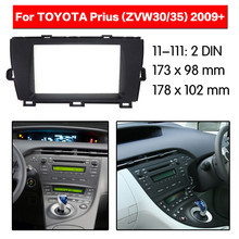 Panel de montaje para coche, Radio Estéreo de doble Din para TOYOTA Prius ZVW30 /35, rueda izquierda, DVD, moldura de instalación 11-111 2024 - compra barato