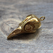 1PC Brass Bird Head Skull Key Chain Key Ring Pendant Knife Beads Lanyard Pendant DIY Decorative Accessories EDC Pocket Tools 2024 - buy cheap
