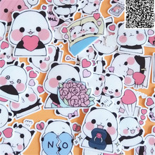 40 pcs Cartoon cute red panda stickers for Home decor on phone book macbook laptop sticker decal fridge skateboard doodle toy 2024 - buy cheap