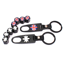 MOTOBOTS 50Set Cool Black Car tire wheel steam valve cap 4pcs+wrench keychain For Mixed LOGO #FD-3749 2024 - buy cheap