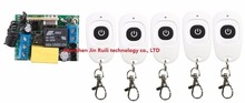 Wireless remote controlling switch RF AC 220 V 10 A 1CH 5* Transmitter 1* Receiver Momentary. Toggle .Latched Adjustable 2024 - buy cheap