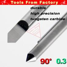 10pcs New Carbide PCB CNC Engraving Machine Router V Bits 90 Deg 0.3mm HUHAO #J3.9003 2024 - buy cheap