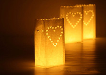 10 pcs/lot Outdoor Candle Lantern Stars Tea light Holder Paper Lantern Candle Bag for Festive Party Supplies Wedding Decoration 2024 - buy cheap