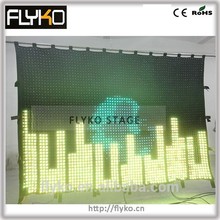 Flyko p40mm 3x2m portable led  stage backdrop curtain with PC controller 2024 - buy cheap
