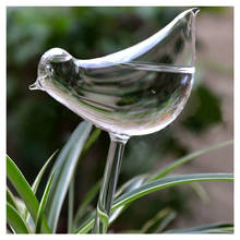 Прозрачное стекло цветок растения праздник Полив Спайк Кола птица в форме воды Фидер 2024 - купить недорого