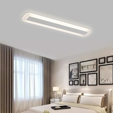 Tira de luz led ultrafina de acrílico, lâmpada de teto para estudo, quarto, jantar, corredores, entrada de corredor 2024 - compre barato