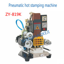 ZY-819K Pneumática hot stamping máquina de bronzeamento marca palavra Alta velocidade semi máquina de estampagem a quente 400 W 1 pc 2024 - compre barato
