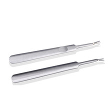 1pc Cuticle Pusher Professional Stainless Steel Nail Cuticle Remover Callus Dead Skin Fork Nail Manicure Pedicure Tools 2024 - buy cheap