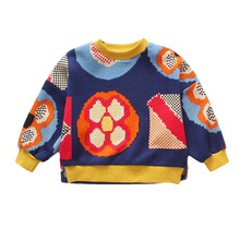 2021 moda crianças imprimir camisola casaco meninos primavera outono casual de manga comprida camiseta meninas algodão camisa de fundo 1-6 anos 2024 - compre barato