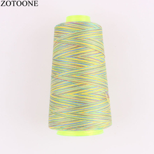 Machine Industrial Sewing Thread Spool Rainbow Polyester sewing thread Multicolor Sewing Suppiles 3000Y/Spool 40S/2SE0017C4 2024 - buy cheap