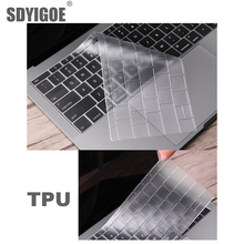 Funda protectora para Apple Macbook pro13/11Air 13/15retina12 pulgadas, cubierta para teclado de todas las series, gel de sílice TPU, película transparente, versión EU/US 2024 - compra barato