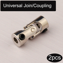 2pcs 4mm/5mm/6mm Universal Join Stainless Steel Length23mm  Coupling DIY Toys Parts for Model Cars/Climbing Car RC Boat 2024 - buy cheap