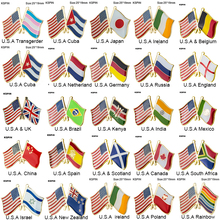 U.S.A Cross Flag Lapel Pin Flag Badge Brooch Natinal Lapel Pins Flag Lapel Pins Country Flag Badge 2024 - buy cheap
