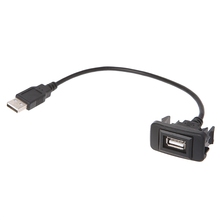 Adaptador de Cable de puerto USB AUX para coche, Cable USB de carga automática de 12-24V para Toyota VIGO/Vios/estilo Corolla para coches 2024 - compra barato