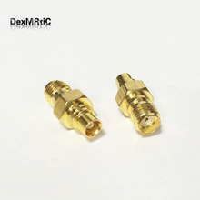 1pc  SMA  Female Jack  switch MCX  Female RF Coax Adapter convertor  Straight  Goldplated  NEW wholesale for wireless card 2024 - buy cheap