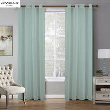 XYZLS 1pc Modern Solid Sheer Curtain for Living Room Translucidus Tulle For Bedroom Drape Top With Eyelet 2024 - buy cheap