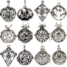 5pcs Cage Filigree Pendant Tree Pumpkin Flower Heart Ball Diffuser Perfume Locket Pendants Handmade Jewelry 2024 - buy cheap