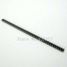 100PCS/LOT 2.54mm pitch single row mother round hole 1 * 40P Pin Block Female Header 2024 - buy cheap