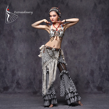 Tribal Belly Dance Costumes Vintage Coins Bra Tassel Belt Pants Women Tribal Top Clothes Outfit Sexy Embroid Gypsy 2024 - buy cheap